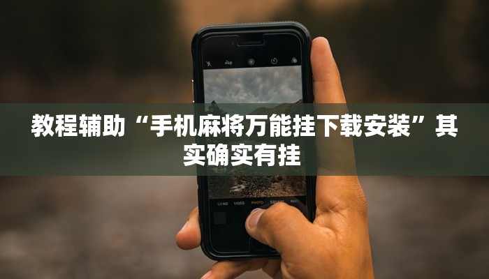 教程辅助“17好友麻将巴彦麻将怎么下挂”其实确实有挂 