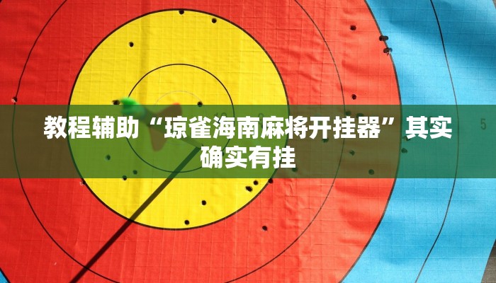 实操教程“麻将万能开挂神器”详细教程辅助工具