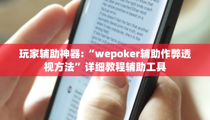 玩家辅助神器:“wepoker辅助作弊透视方法”详细教程辅助工具