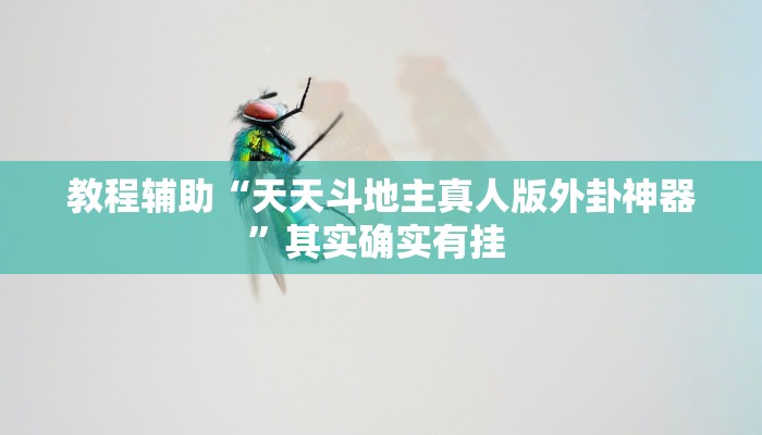 教程辅助“天天斗地主真人版外卦神器”其实确实有挂 教程辅助“天天斗地主真人版外卦神器”其实确实有挂