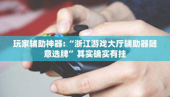 玩家辅助神器:“浙江游戏大厅辅助器随意选牌”其实确实有挂